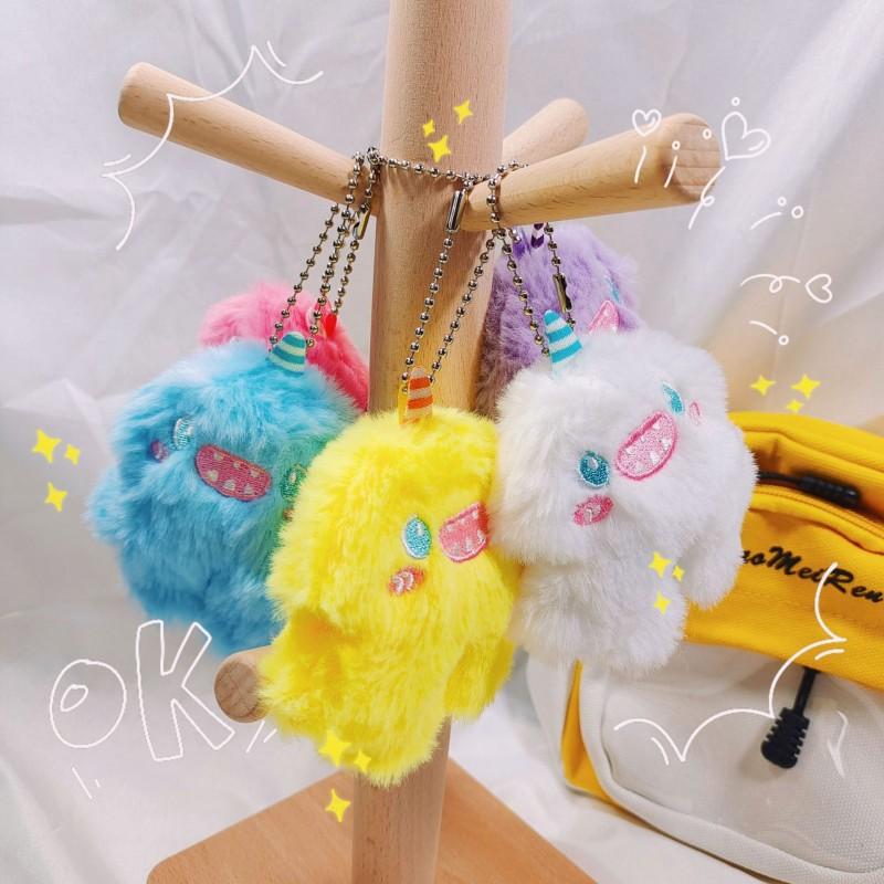Единорог Монстр Сумка Украшение Подарочный Брелок Кукла Плюшевая Кукла Кулон Мультяшный Красочный Глупый Подвеска