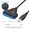 32cm Sata To USB 3.0 Cable USB to SATA III Hard Drive Adapter UP To 6 Gbps For 2.5 Inch External SSD HDD Data Transfer