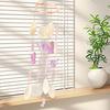 1Kit Handmade Shell Wind Chime Elegant Butterfly Wind Chime Gift Wind Chime Material Pack Photography Props 3 Colors