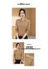 Women's Machine Washable Wool Sweater - Elegant High IQ Fine Knit Polo Collar Pullover for Winter