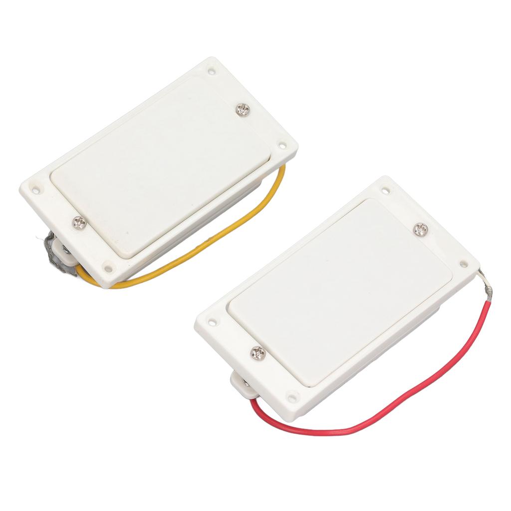 2PCS закрытый электрогитарный звукосниматель с двойной катушкой, хамбакер, сменный звукосниматель для грифа гитары и