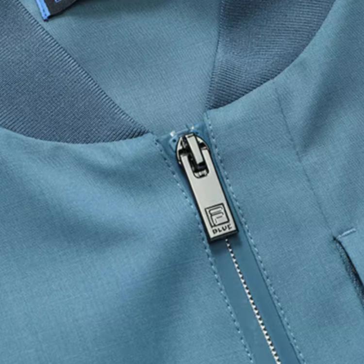 Fila Деловой повседневный однотонный спортивный тканый жакет мужской жакеты небесно-голубой F11M212703F-BU
