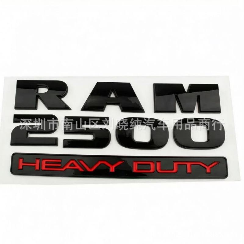Подходит для Dodge RAM 1500/2500/3500 Пикап Heavy Duty: Модифицированная эмблема автомобиля Наклейка на боковое крыло