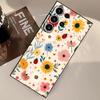 Мультяшный Цветочный Арт Чехол для Телефона Funda для Samsung Galaxy S26 Ultra S25 Plus Note 20 8 9 10 S24 S20 Ultra S23 S10 S9 S21 FE