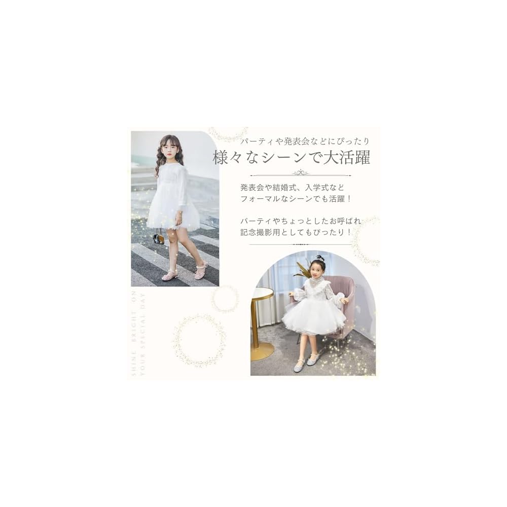 Perriberry Kids Formal Shoes for Girls, Girls' Shoes, Children's Shoes, for Recitals, Graduation