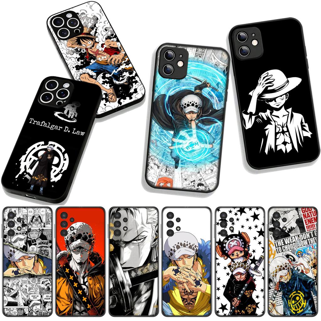 Trafalgar Luffy One Piece Water Law Case for Motorola Moto G54 G05 G24 G55 G75 G85 G15 G57 G86 Power Edge 50 30 Fusion neo Pro
