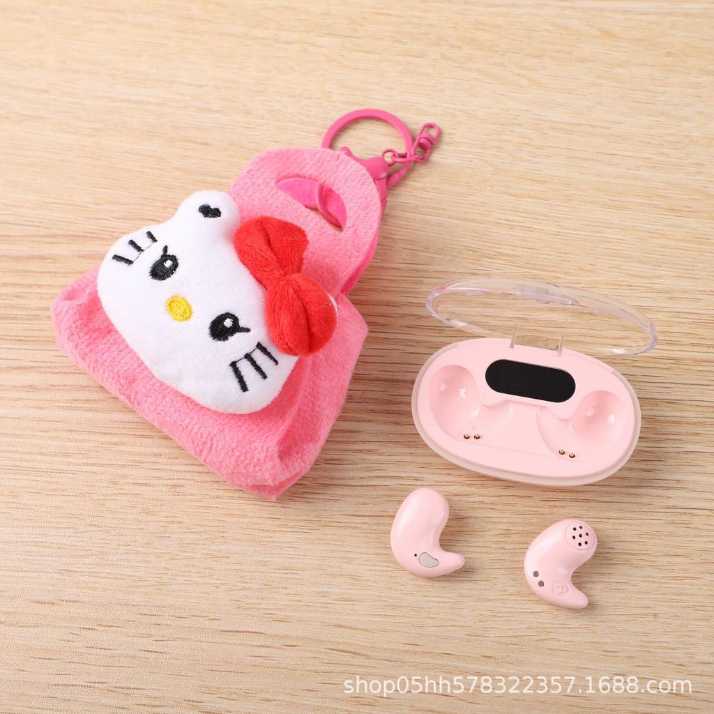 Беспроводные Bluetooth-наушники Hello Kitty с мультяшным чехлом и набором с кошельком