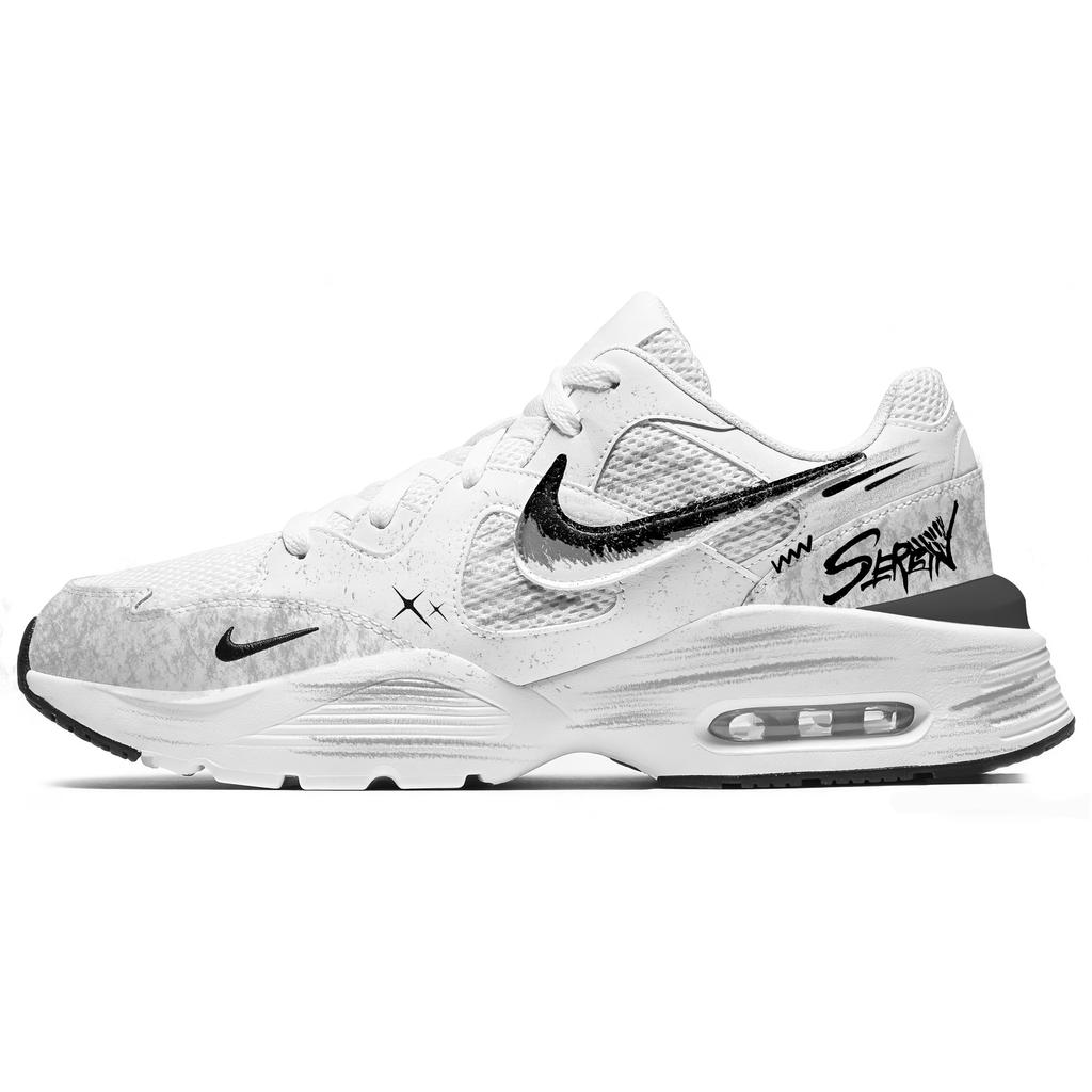 Nike Air Max Fusion Амортизация Легкие Низкие Беговые Кроссовки Мужские Белый Черный CJ1670-102(Команда2031-)