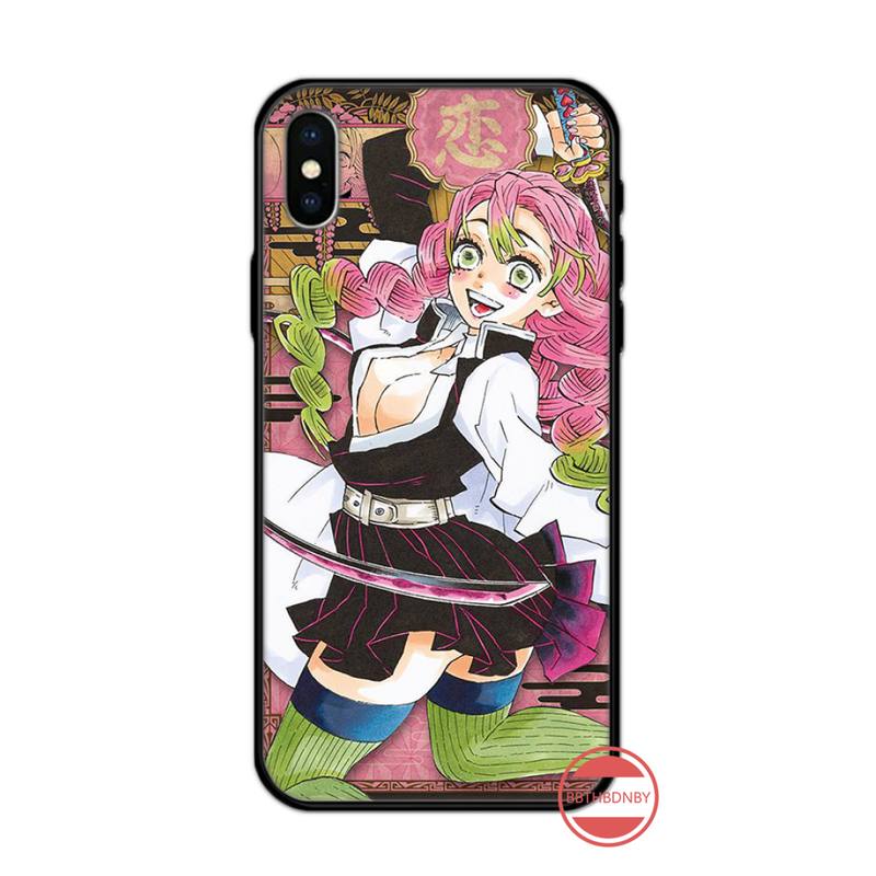 Чехол для телефона Demon Slayer Blade с комиксами и открытками для iPhone 11 12 13 pro XS MAX 8 7 Plus X SE 2020 XR