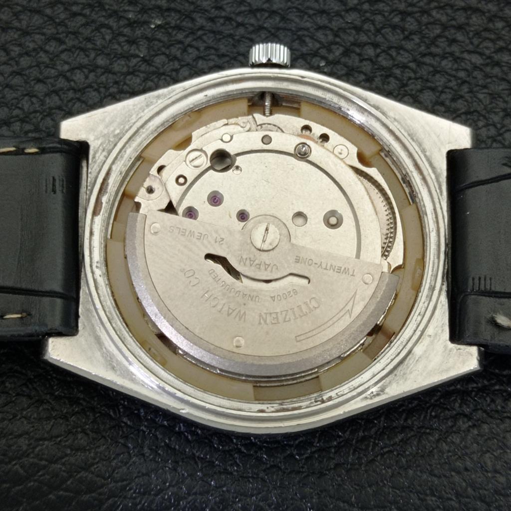 Б/у винтажные мужские часы Citizen Automatic 8200 из Японии с синим циферблатом в арабском стиле a434803-2 R123-a434803