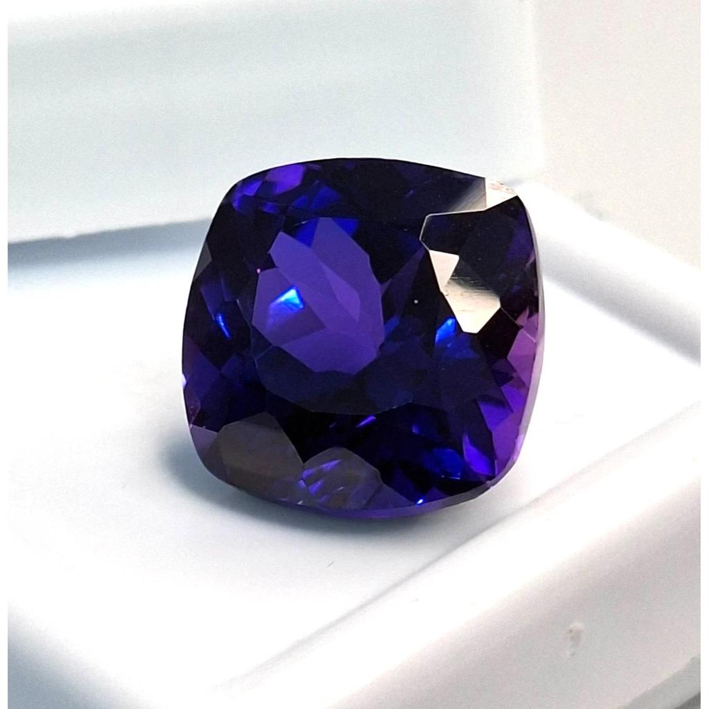 Certified Natural Purple Blue Tanzanite Cushion Cut 8-10 Ct Stunning Gemstone