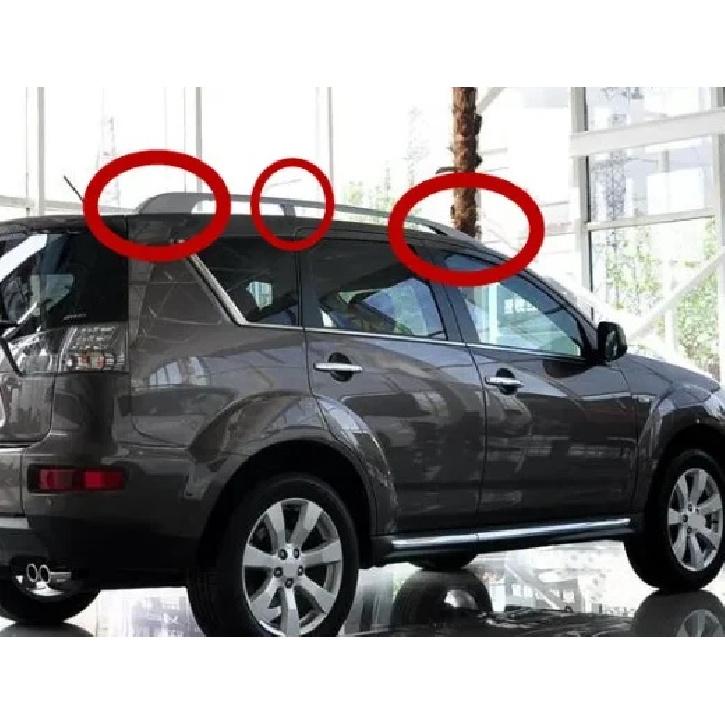 7661A107 Roof Rack Cover for Outlander EX CW 2007-2012 for Airtrek Plastic Dirty Cover Unpainted 1 Piece