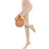 Women Nude Legs Fleece Warm Stretchy Fleece Lined Tights Resistant Stockings Beige Leggings High Waist Waterproof(L-XL)
