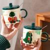 Высококачественная керамическая кружка с изображением маленького динозавра, домашний набор, кружка для завтрака в офисе, небольшой подарок