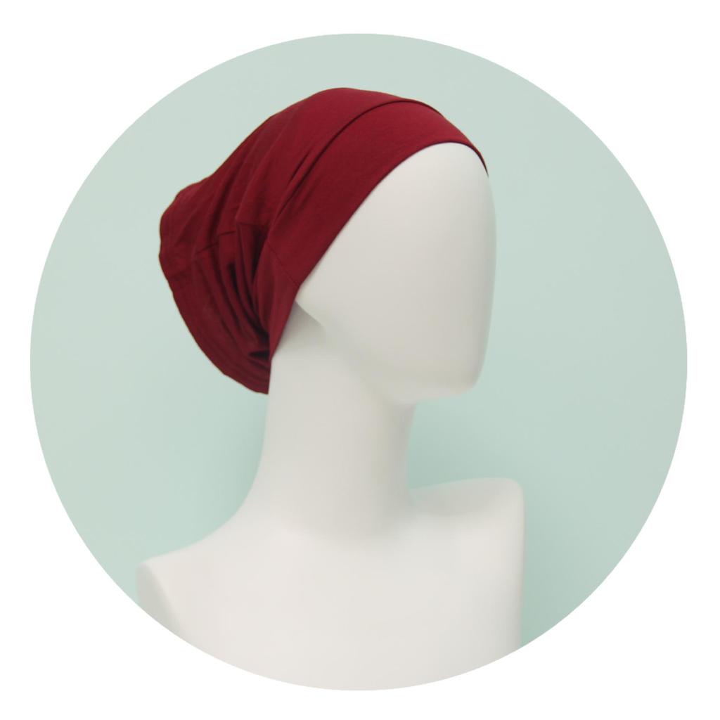 Solid Color Modal Bandage Cap Headscarf