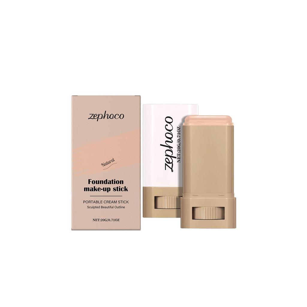 Увлажняющий стик-тональное средство Zephoco Ivory White - Легкий, Стойкий, Равномерное покрытие.