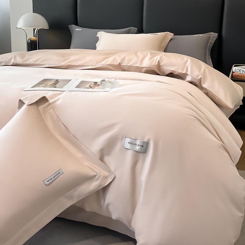 Long-staple Cotton 120 Count Four-piece Set of Pure Cotton Bed Sheets and Duvet Covers, High-end Fitted Sheets, Bed Duvet Covers