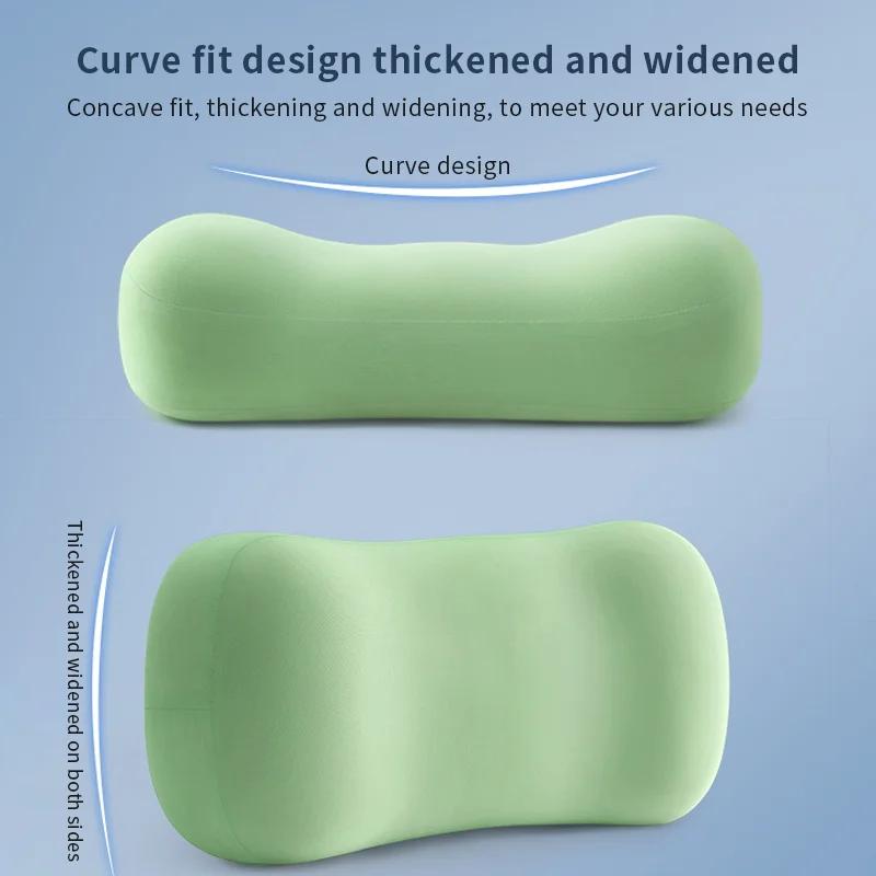 Office nap tool - Ice silk nap pillow, student nap , small pillow, waist support pillow, waist protection cushion