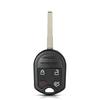 KEYYOU 10 шт. Пустой корпус брелока для ключа автомобиля Ford Edge Explorer Ranger Expedition Mustang Escape Taurus Flex Focus Fusion 2007-2015