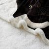 Черно-белое плюшевое одеяло Tai Chi Cat, супермягкое одеяло из шерпы для дивана-кровати 75x100 см 130x150 см 150x200 см