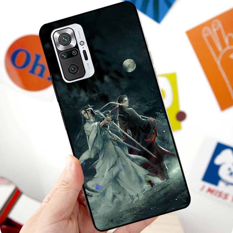 Чехол для телефона Xiaomi Redmi Note 12 Pro 11 8 9 10 Pro 9S 10S 11S 12S Redmi 12C 10C 9C 10A с персонажами аниме Мо Дао Цзу Ши