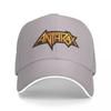 Кепки группы Anthrax для взрослых Модная кепка-дальнобойщик Кепка-тракер Рыболовная кепка Регулируемые полиэстеровые бейсболки Летние