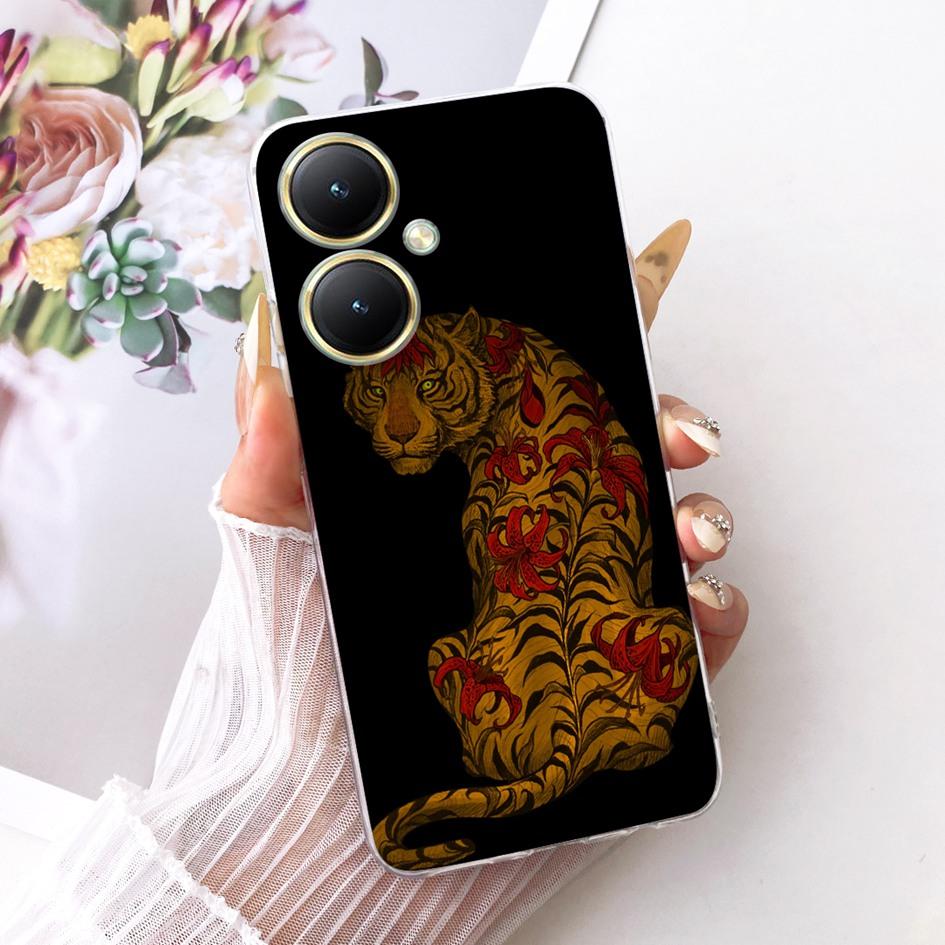 Для Vivo Y35 Y35+ Чехол Крутой Мультяшный Дракон Мягкий Силиконовый Задний Чехол Для Vivo Y35 4G Funda Y 35 Y35Plus Y35M Plus Защитный Чехол
