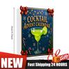 24PCS 2D Flat Cocktail Ornaments Advent Countdown Calendar 2D Cocktail Ornaments Advent Countdown Calendar Xmas Surprise Gifts