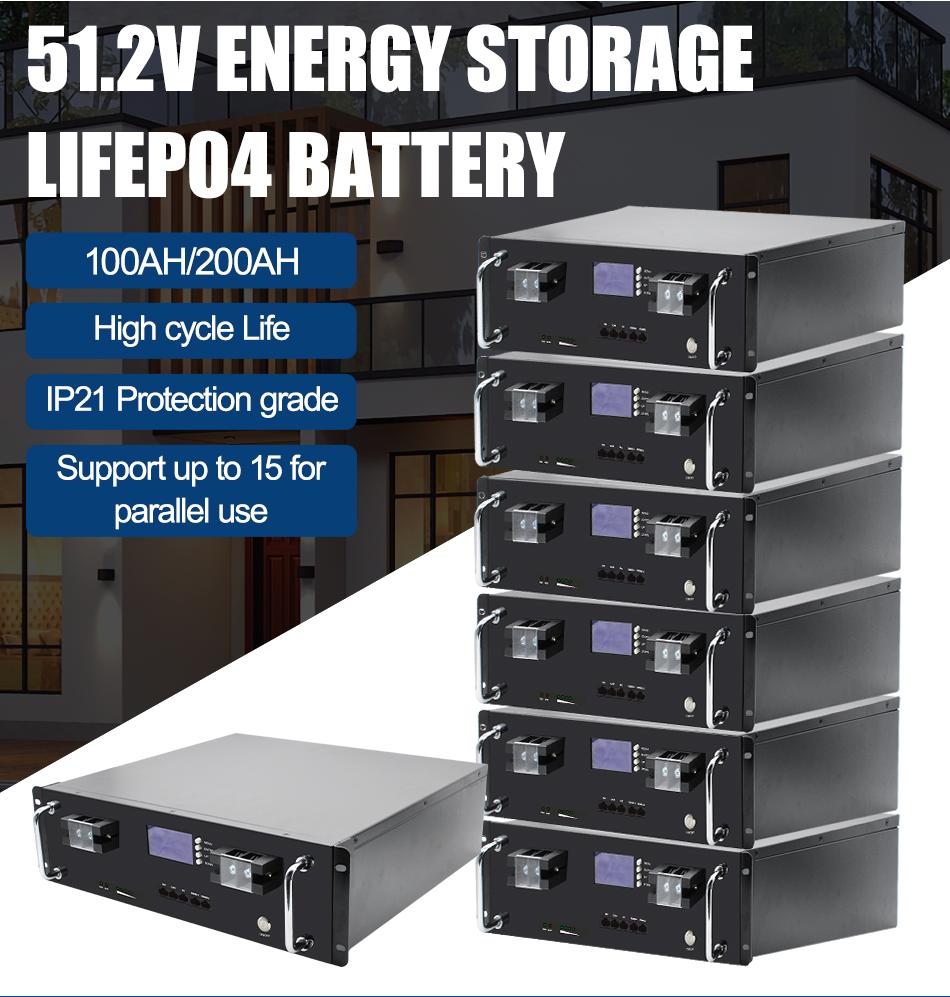 EASUN POWER Аккумулятор LiFePO4 300Ач 100Ач 200Ач 48В Powerwall 5 кВтч 15 кВтч Литий-железо-фосфатный аккумулятор 6000+ циклов CAN RS485 BMS Склад в ЕС