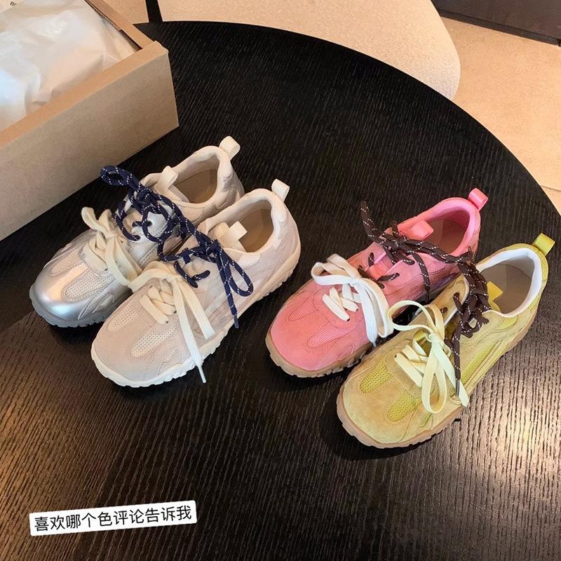 Повседневная обувь дышащая уличная на толстой подошве увеличивающая рост белые туфли повседневная спортивная обувь женская