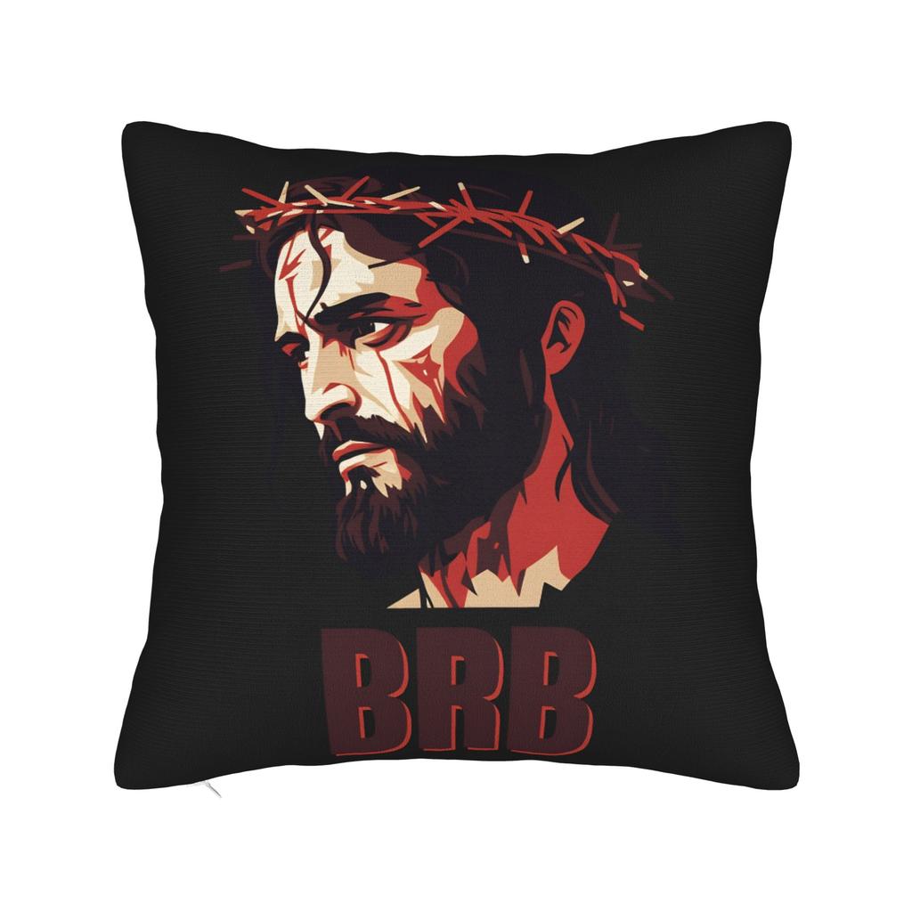 Pillow Cover Easter Yolo Jk Brb Jesus Fashion Pillow Case For Living Room Sofa Pillowcases