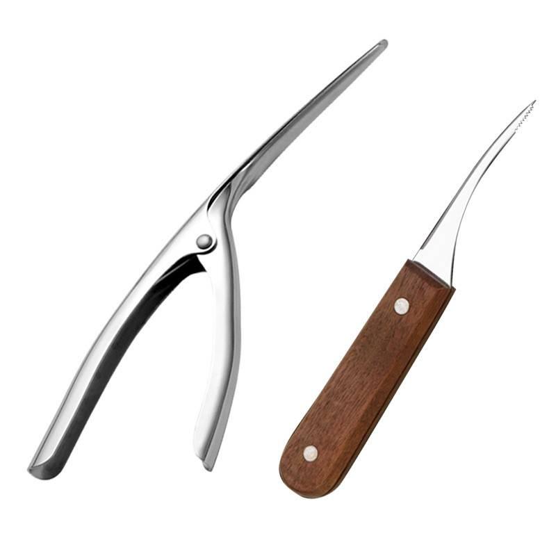 Seafood Kitchen Tool for Quick Shell Removal Stainless Steel Shrimp Peeler