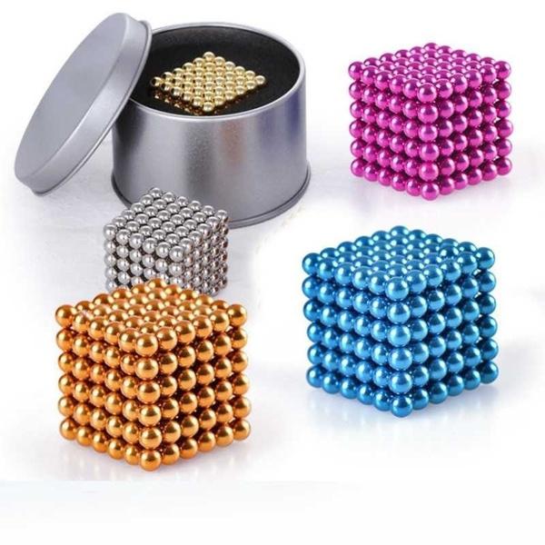 Newly 216PCS Magic Ball Cube Ball Leisure Puzzle Magic Beads Creative Decompression Colorful Magic Ball Holiday Gift