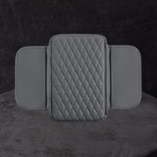 Коврик для подлокотника автомобиля, кожаный чехол на подлокотник, подушка с боковыми карманами для хранения, чехол для центральной консоли автомобиля, аксессуар для салона автомобиля для автомобиля, грузовика, внедорожника