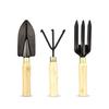 3-Piece Gardening Tool Kit | Trowel, Hand Cultivator, Garden Fork | Gardening Tools for Home