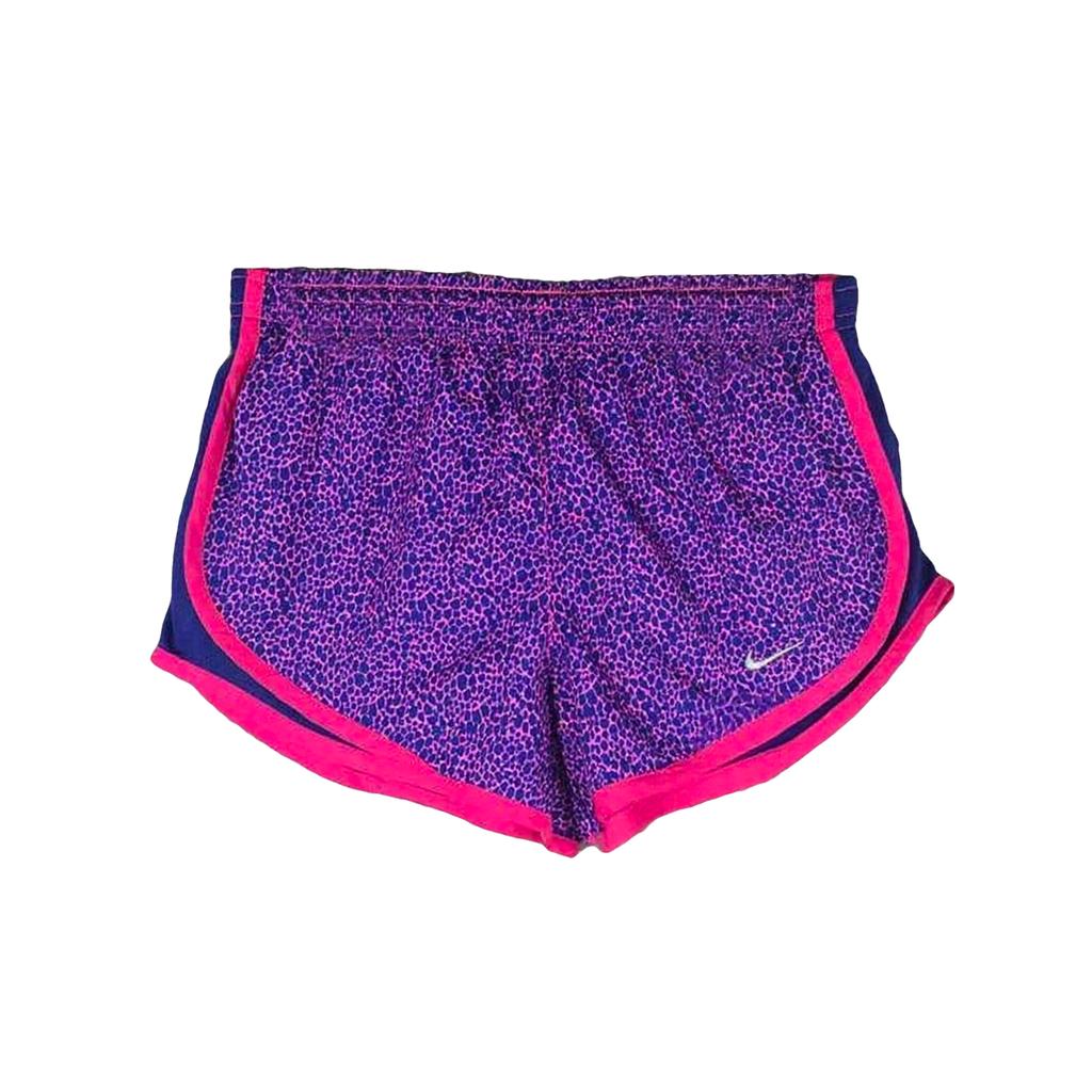 Nike Sports Shorts Women's Purple Floral Moderate 645549-667