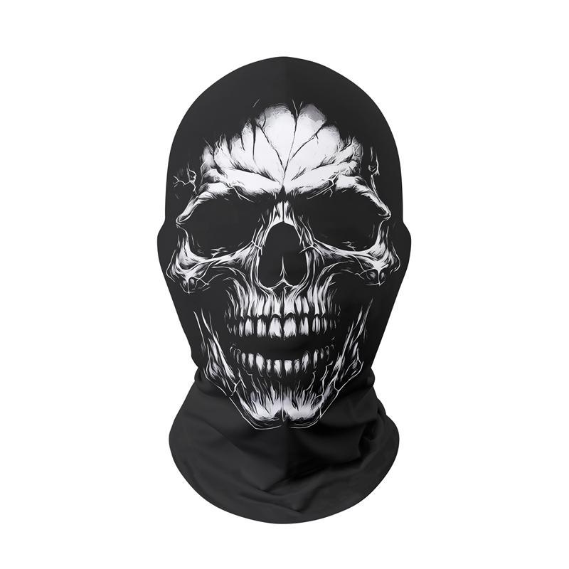 Halloween Christmas Balaclava Funny Carnival Character Evil Bloody Clown Ski Mask with Red Nose Headgear Unisex Polyester