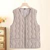 High-quality Down Cotton Vest Women's Autumn and Winter Warm Stand-up Collar Sleeveless Vest Fashion Outer Vest Jacket