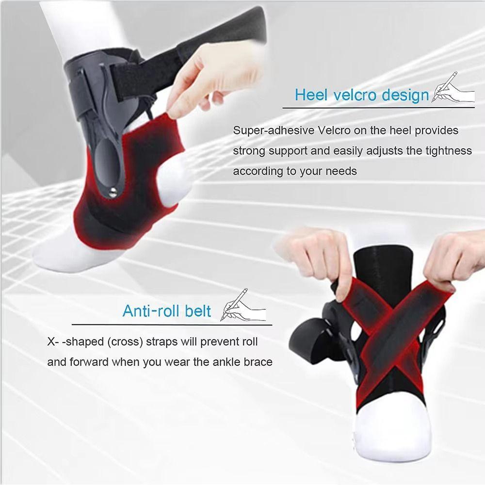 Portable Ankle Support Brace Ergonomic Ankle Sprain Orthosis Sports Protective Gear