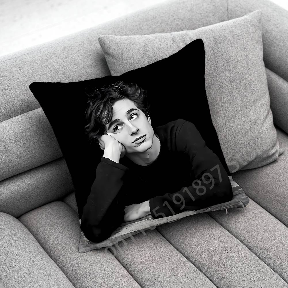 T-Timothee C-Chalamet Throw Pillow Case For 50Cm 30Cm 55Cm 45Cm 40Cm Square Bed Pillowcase Cover