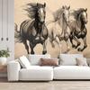 Wallpaper Horses Animals Vintage