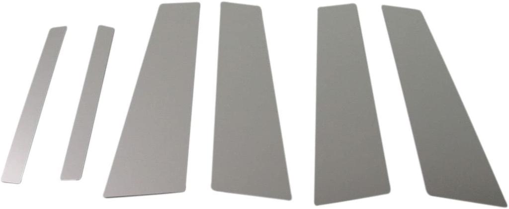 BRIGHTZ Finish Stainless Steel Pillar Panels for W213 Visors Compatible with W213 Sedan and E400 Ultra-Mirror E-Class (No Required) (6-Piece Set)