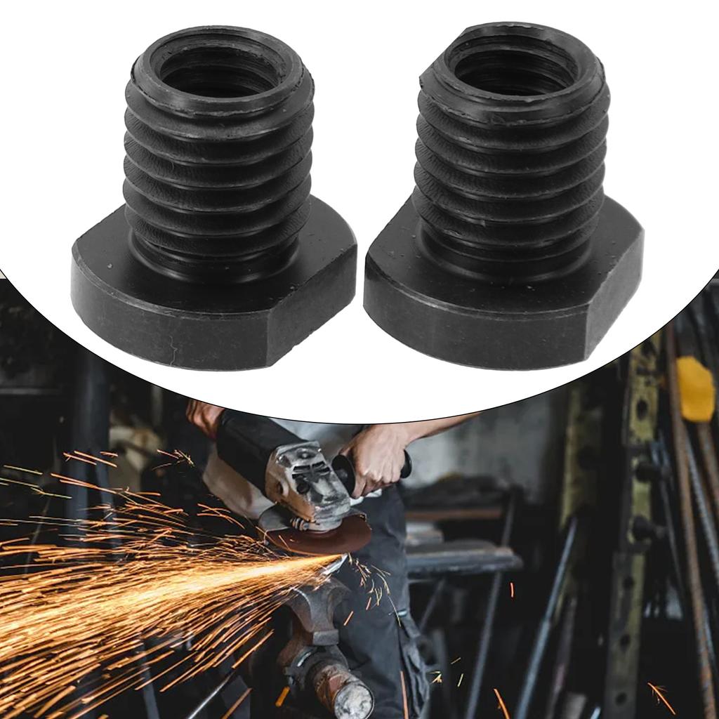 Angle Grinder Converter Accessories Black Steel Tool Connector M10 Inner Thread M14/M16 Outer Thread High Quality