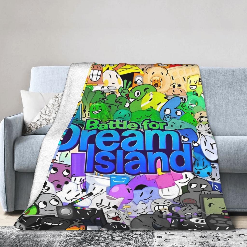 BFDI Inanimate Insanity Blankets Fleece Summer Portable Warm Throw Blankets for Sofa Office Bedding Throws