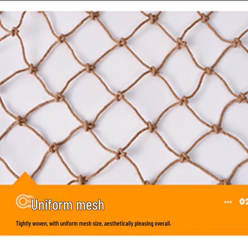 Hand-Woven Hemp Rope Decorative Safety Net