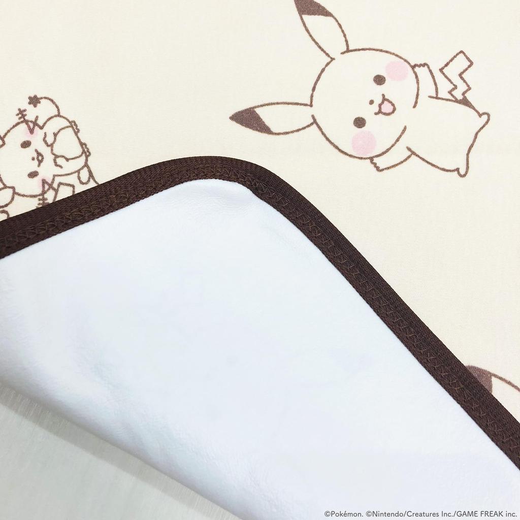 MORIPiLO Morishita Monpoke Baby Diaper Changing Sheet Pokemon Pikachu 45x75cm Waterproof Sheet Mobile Bedwetting Sheet Nursery Children Character