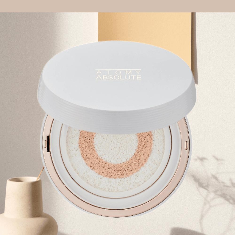 Atomy Absolute Urban Shield Sun Cushion UV Protection Moist and Soft, 1 Piece