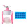 Portable Hand-Operated Shaved Ice Milk Shake Making Smoothie MachineHand Ice Breaker Ice Crusher For Summer Parties Kitchen Tool