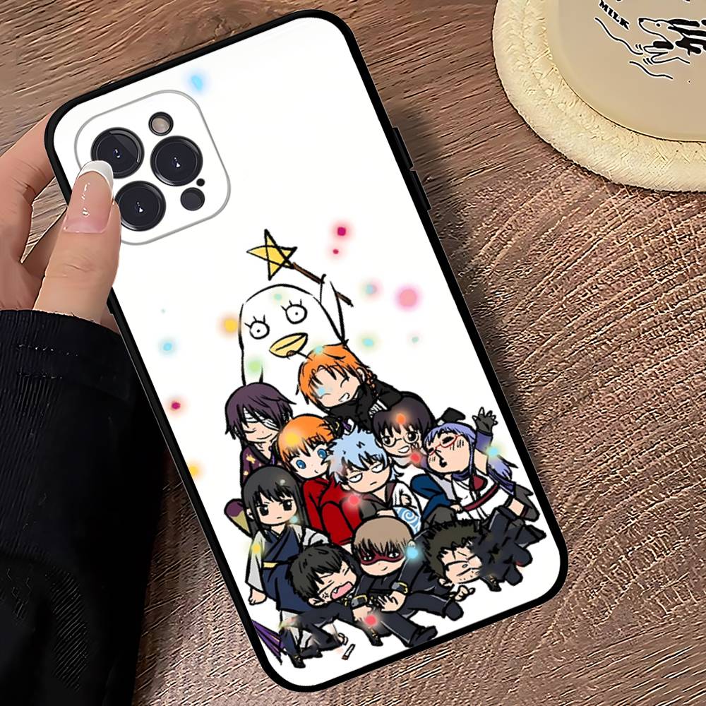 Gin Tama Phone Case For iPhone 16 15 14 13 12 Mini 11 Pro XS Max X XR SE 6 7 8 Plus Soft Silicone Cover