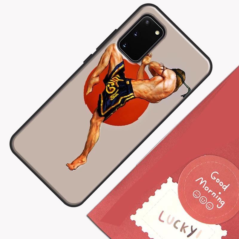 Чехол для телефона с изображением боя по Муай Тай и Кикбоксингу Для Samsung Galaxy S25 S26 Ultra S20 S21 S22 S23 S24 Plus S9 S10 S25 FE Защитная оболочка